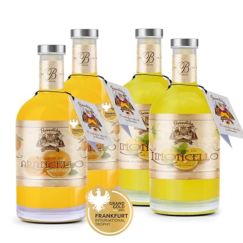 Kit 2 Limoncello e 2 Arancello Brennstube – Licores artesanais premiados