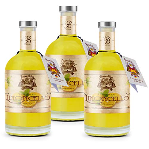 Kit c/3 Limoncello Brennstube – Licor artesanal premiado de Limão Siciliano