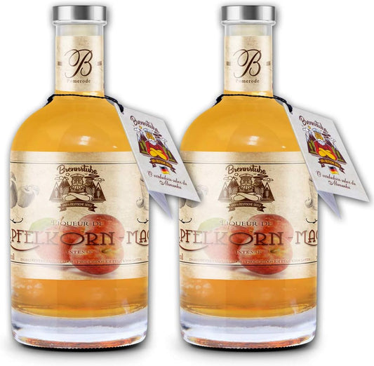 Apfelkorn Premium - Licor fino de Maçã intense - Kit com 2 garaffas