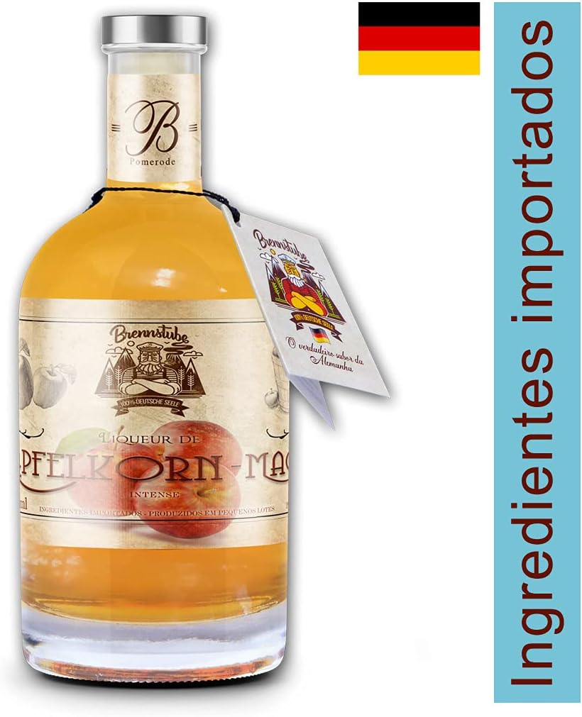 Apfelkorn Premium - Licor fino de Maçã intense - Kit com 3 garaffas