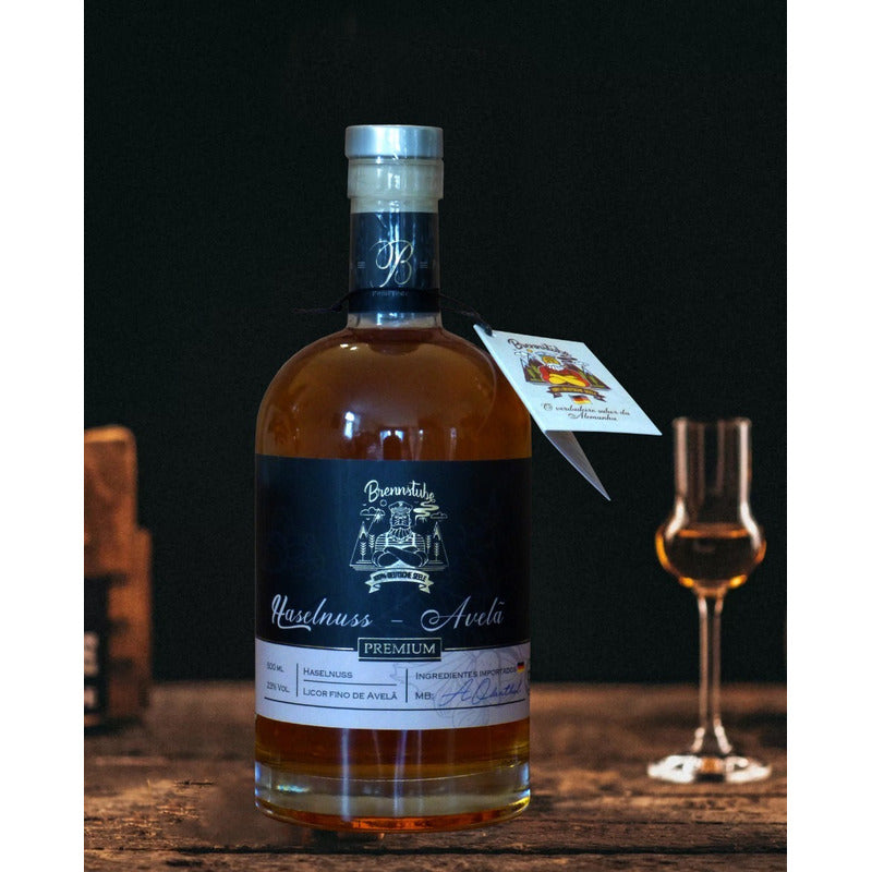 Haselnuss Brennstube – Licor artesanal premiado de Avelã