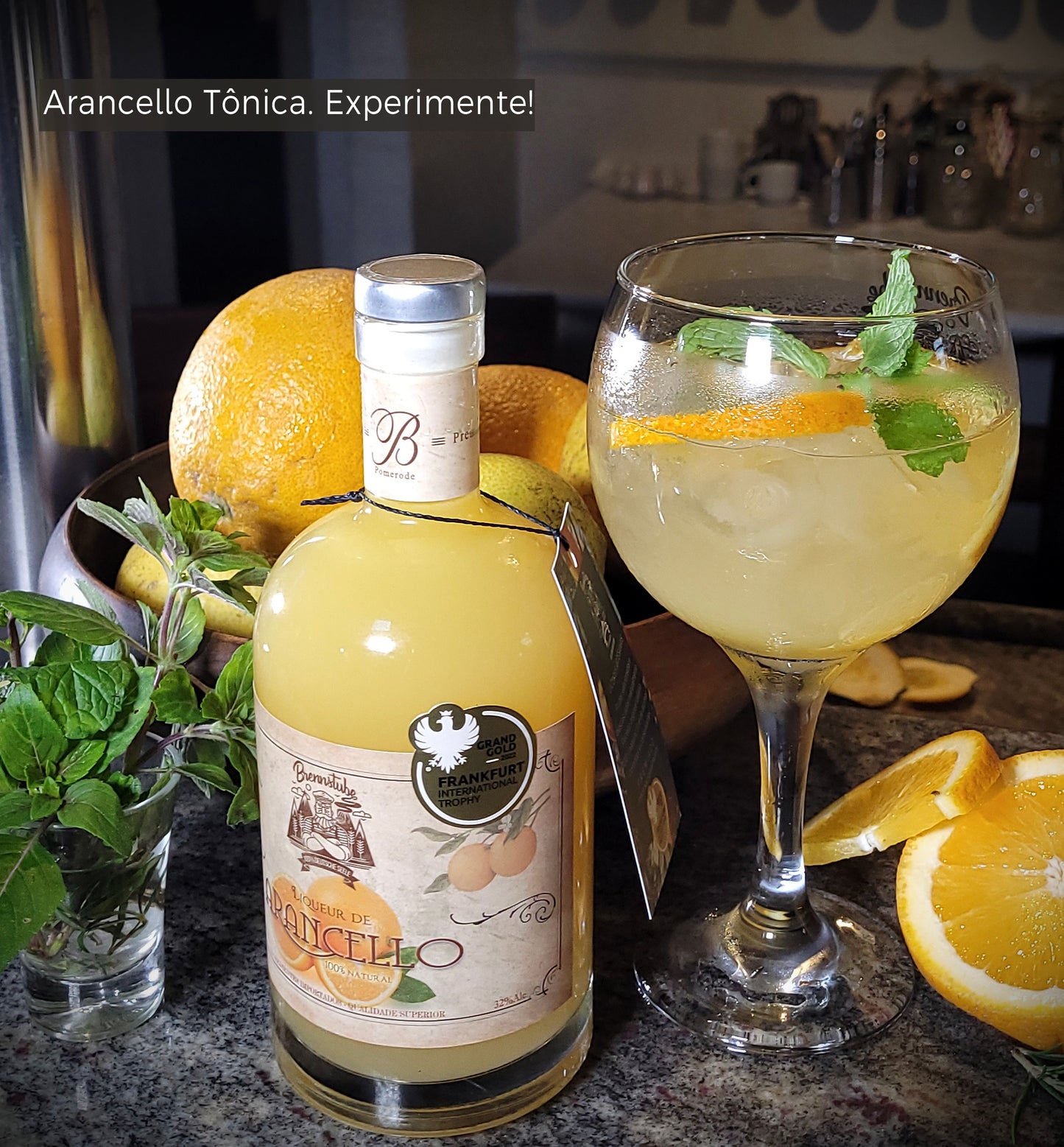 Arancello Brennstube – Licor artesanal premiado de Laranja Bahia