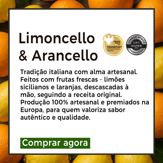 Kit 2 Limoncello e 2 Arancello Brennstube – Licores artesanais premiados