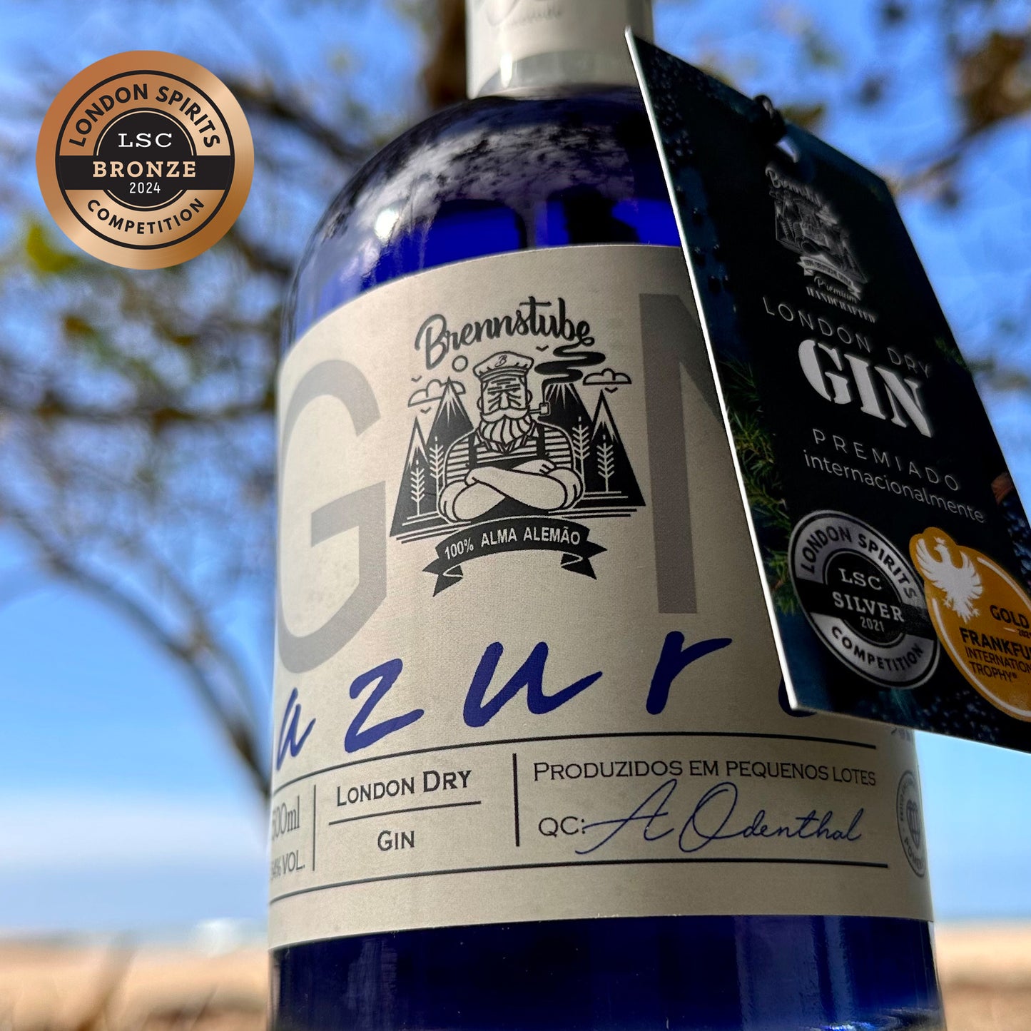 Azure - London Dry Gin Premiado Brennstube