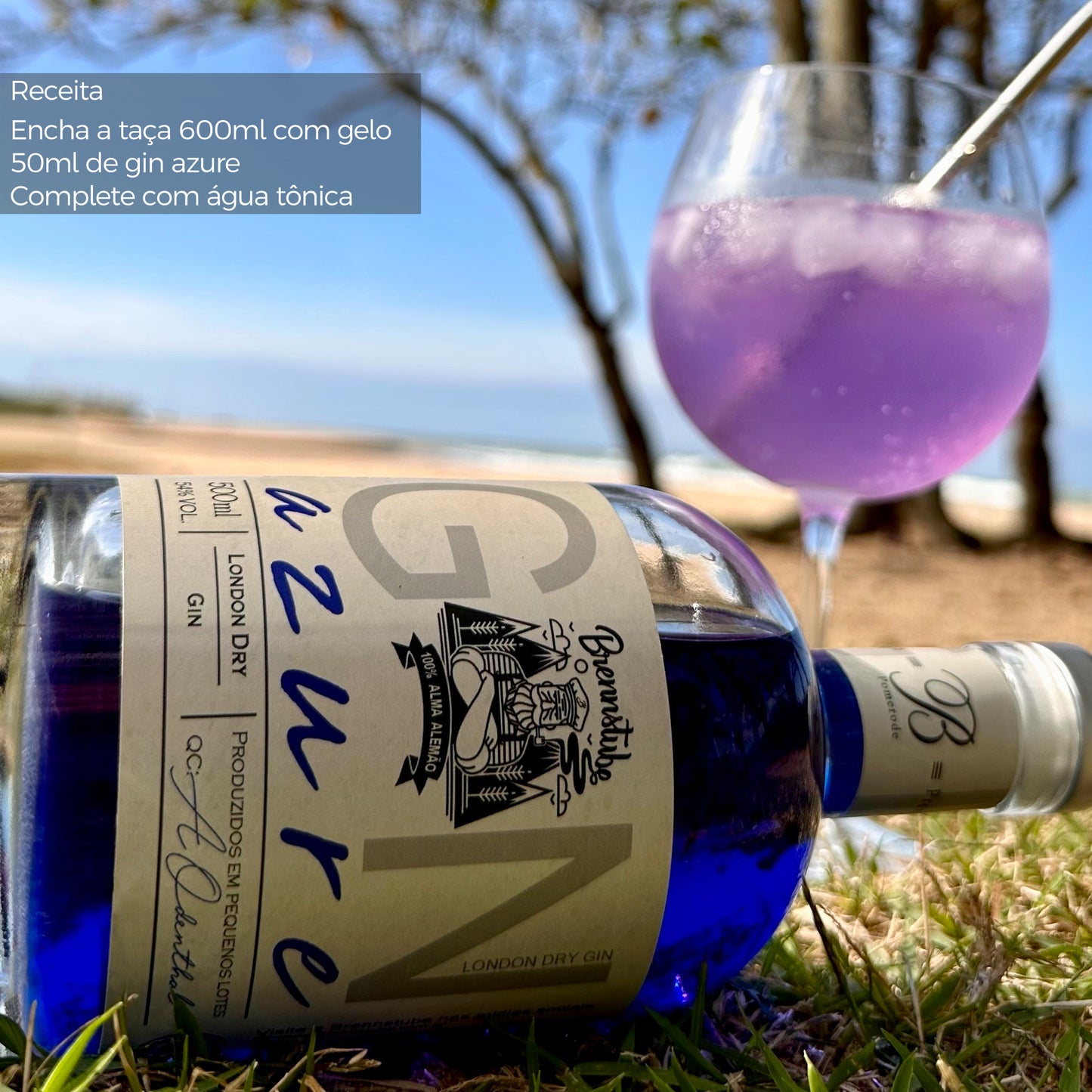Azure - London Dry Gin Premiado Brennstube