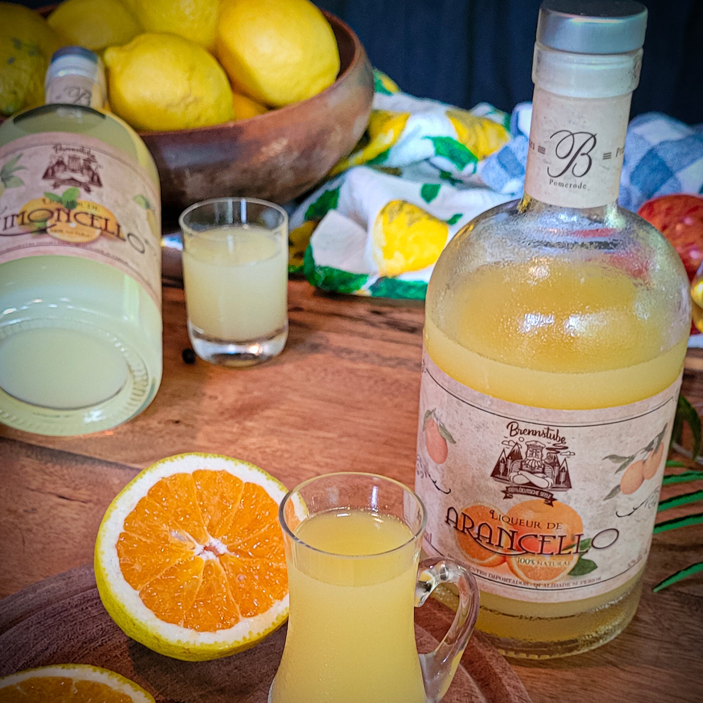 Kit 2x Limoncello e 2x Arancello Brennstube – Licores artesanais premiados