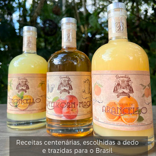 Kit Verão - Limoncello, Arancello e Apfelkorn Brennstube