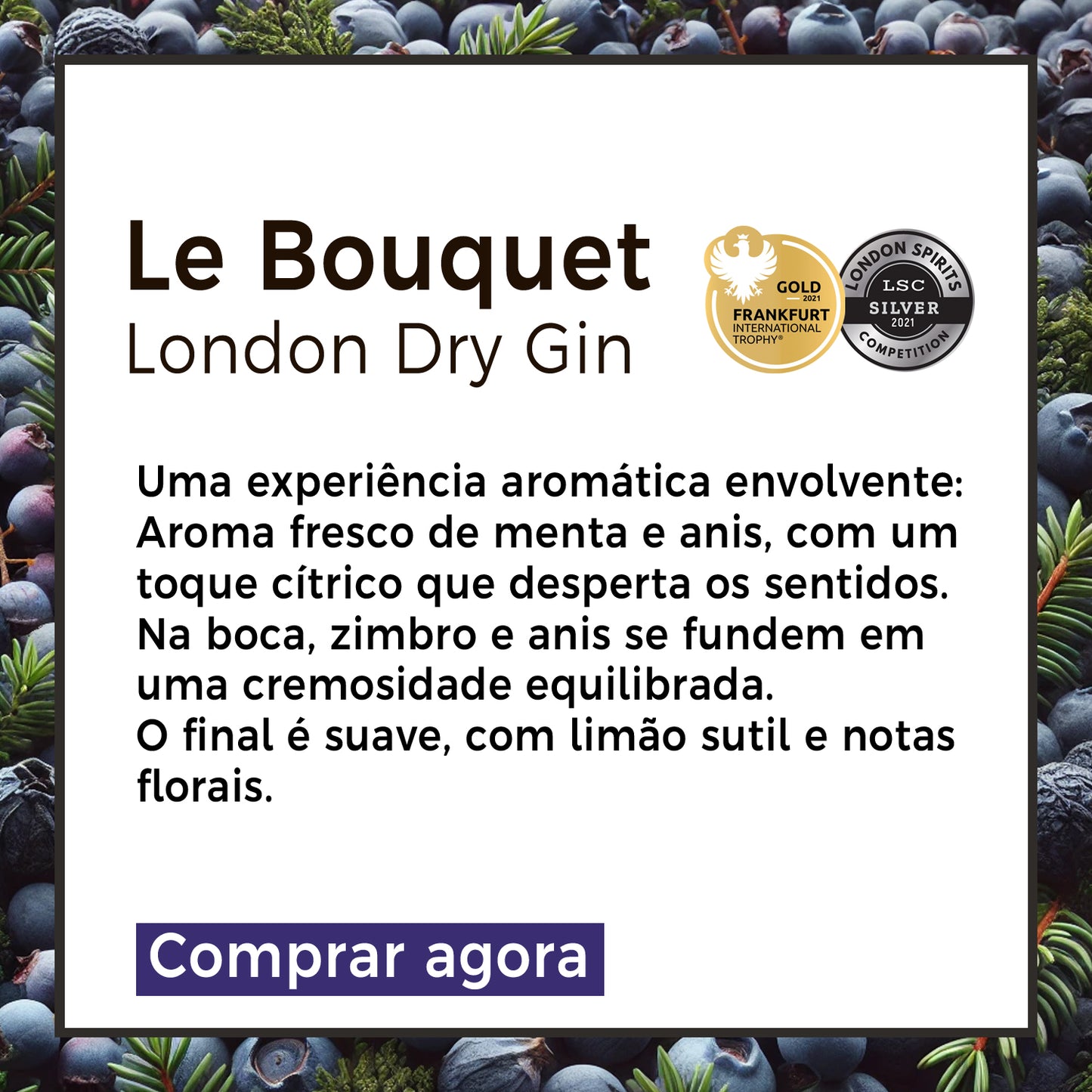 Le Bouquet - London Dry Gin Premiado Brennstube