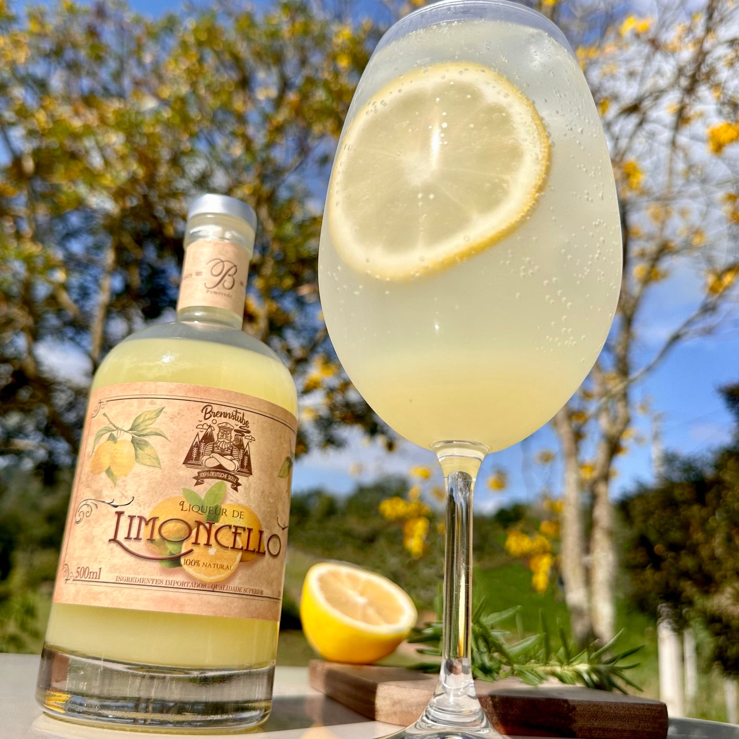 Kit c/3 Limoncello Brennstube – Licor artesanal premiado de Limão Siciliano