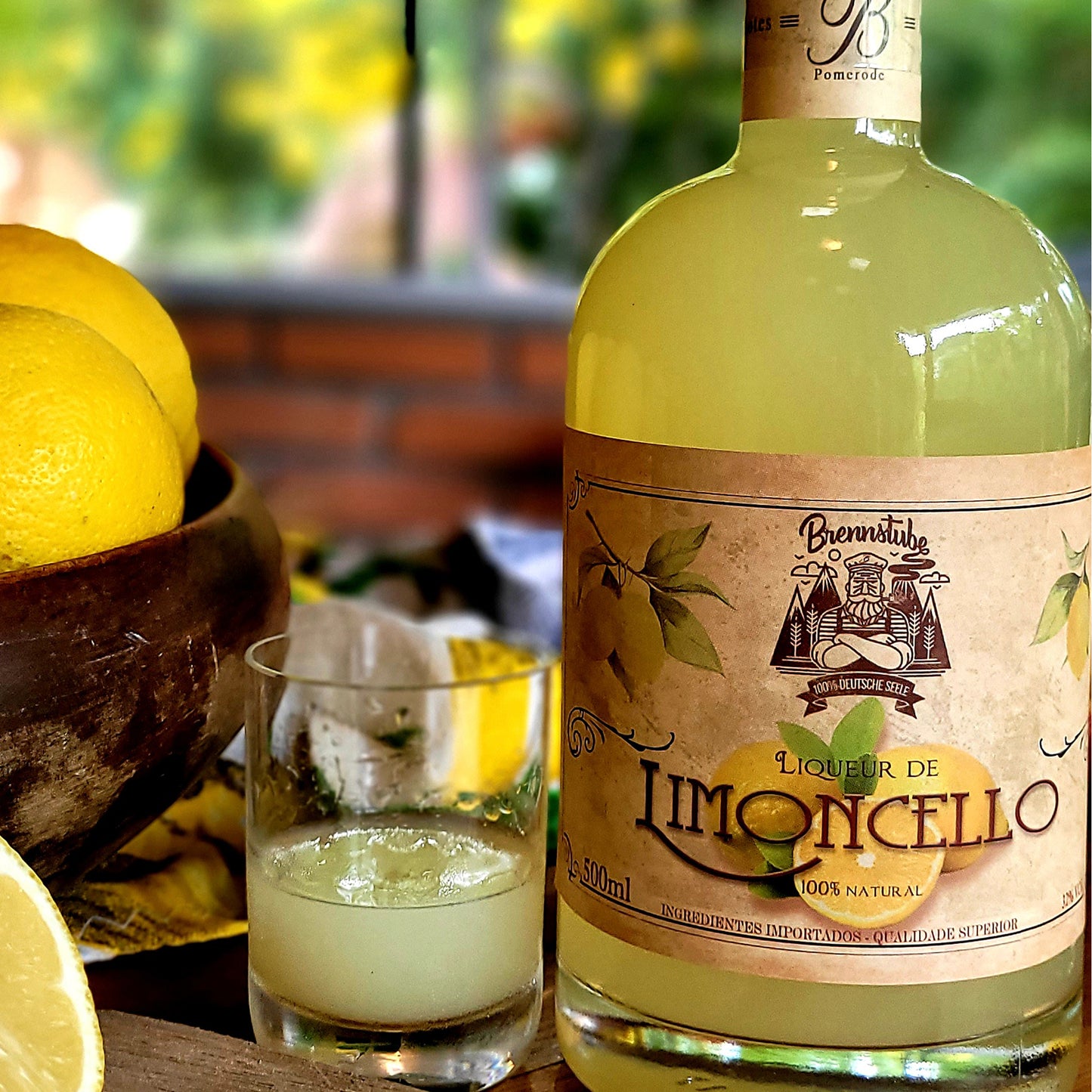 Limoncello Brennstube – Licor artesanal premiado de Limão Siciliano