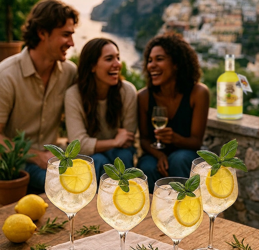 Limoncello Brennstube - Licor de Limão Siciliano Premiado - artesanal, natural, refrescante e aromático. Ideal para servir bem gelado após o jantar ou usar como base em drinks cítricos.