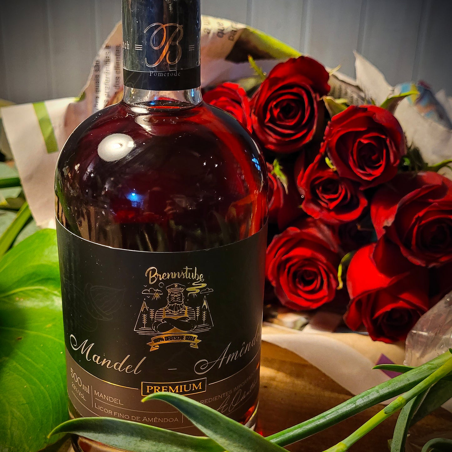 Mandellikör Brennstube – Licor artesanal de amêndoas