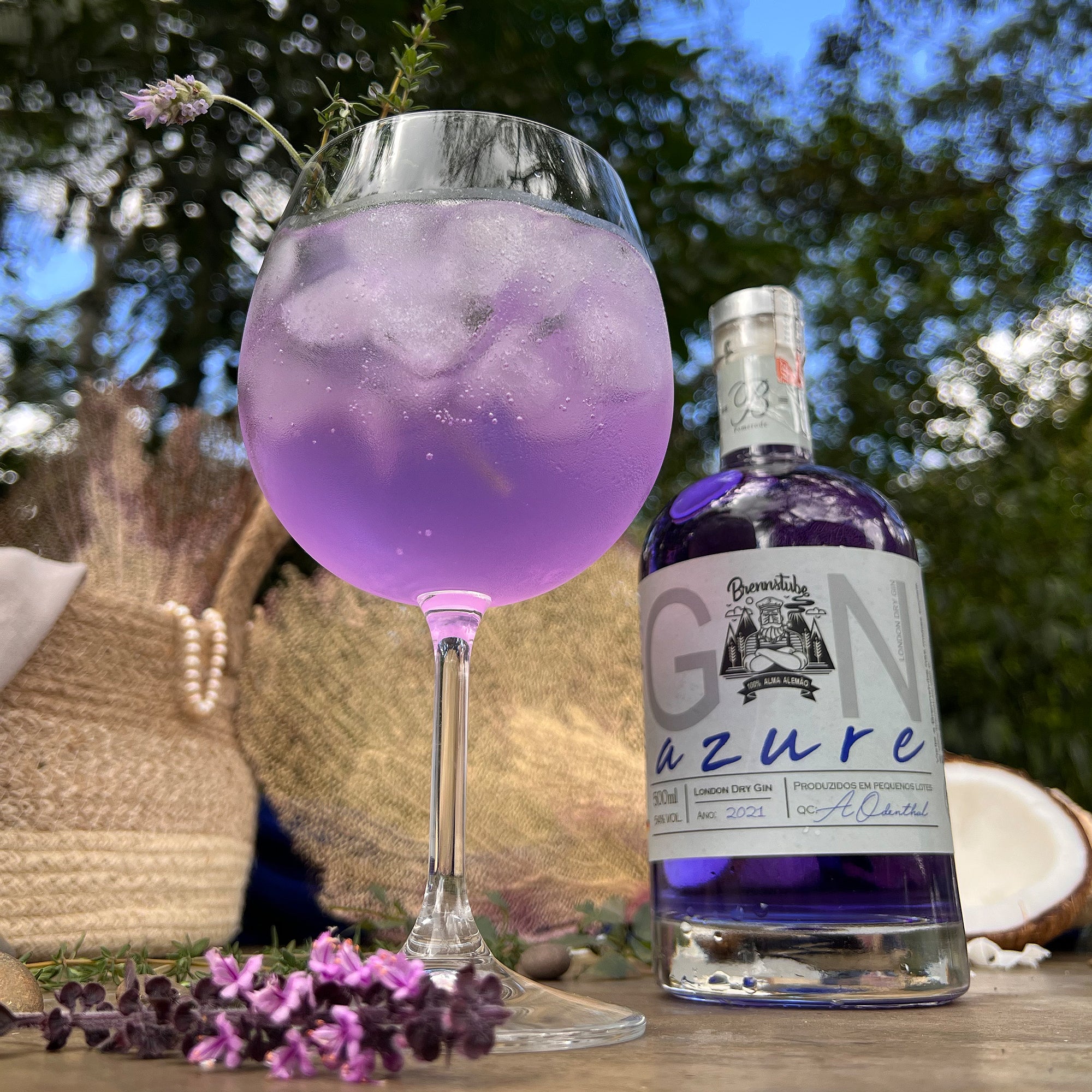 Gin Azure Brennstube | Gin artesanal premiado de Pomerode