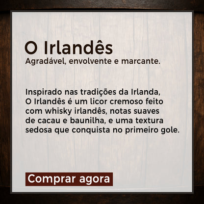 O Irlandês - Brennstube – Licor cremoso de whisky