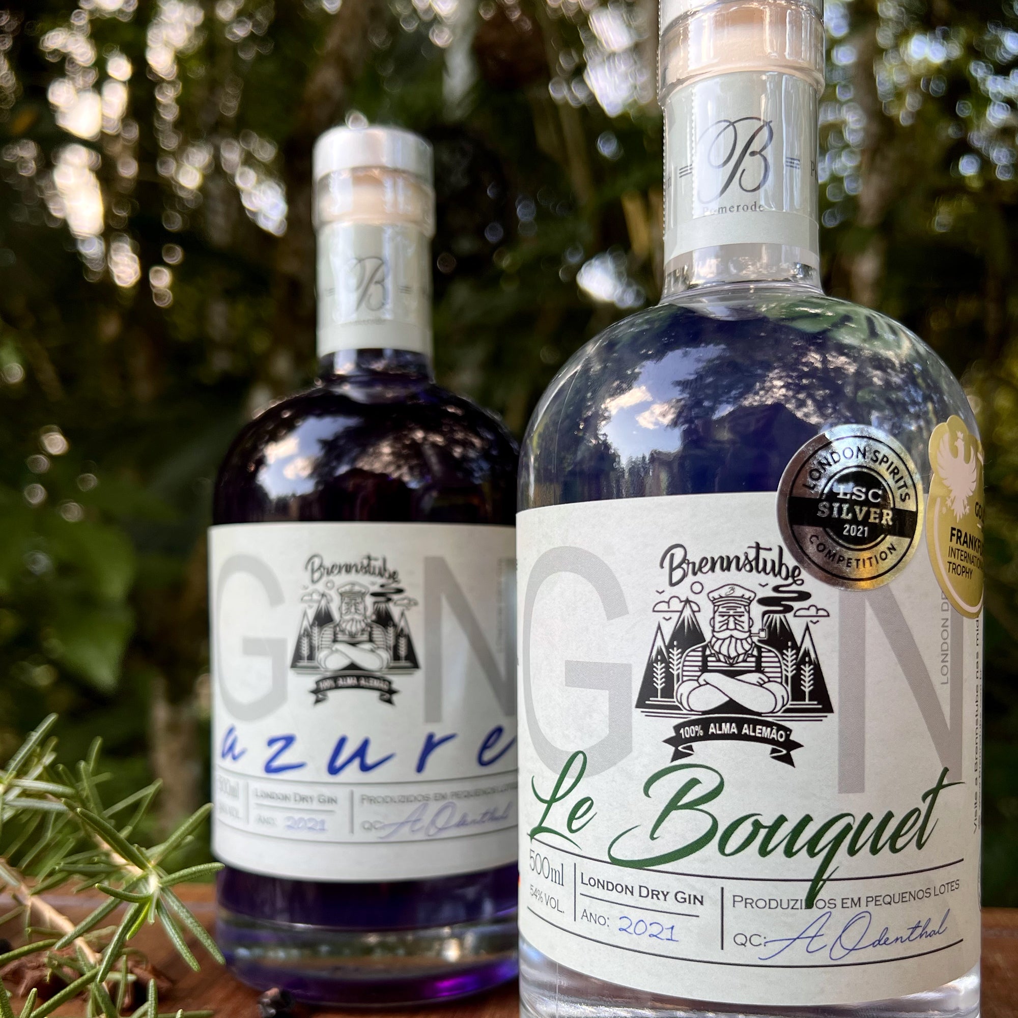 Kit Gin Azure e Le Bouquet Brennstube | Dois gins artesanais