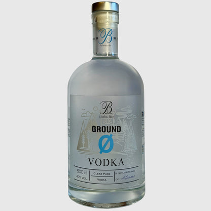Vodka Ground Zero – Vodka bidestilada, premiada - Brennstube